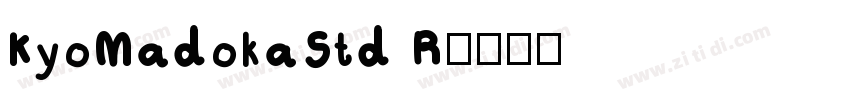 KyoMadokaStd R字体转换